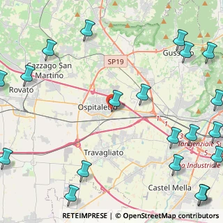 Mappa Via 1° Maggio Traversa III, 25035 Ospitaletto BS, Italia (6.9445)