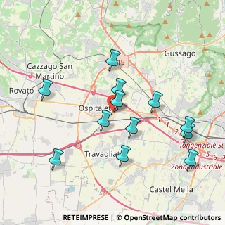 Mappa Traversa IV Via I Maggio, 25035 Ospitaletto BS, Italia (3.86083)