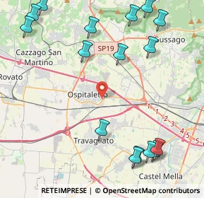 Mappa Traversa IV Via I Maggio, 25035 Ospitaletto BS, Italia (5.645)