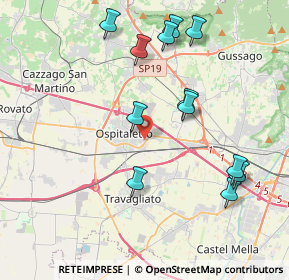 Mappa Via S. Pio da Pietrelcina, 25035 Ospitaletto BS, Italia (4.17167)