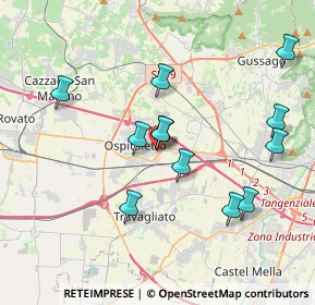 Mappa Via 1° Maggio Traversa III, 25035 Ospitaletto BS, Italia (3.66917)