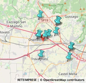 Mappa Traversa IV Via I Maggio, 25035 Ospitaletto BS, Italia (3.08154)