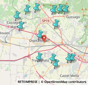 Mappa Via S. Pio da Pietrelcina, 25035 Ospitaletto BS, Italia (4.805)