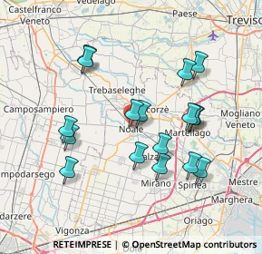 Mappa Emisfero, 30037 Scorzè VE, Italia (7.01941)