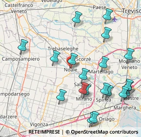 Mappa Emisfero, 30037 Scorzè VE, Italia (9.6415)