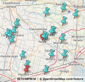 Mappa Emisfero, 30037 Scorzè VE, Italia (9.2265)