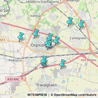 Mappa Via 28 Maggio, 25035 Ospitaletto BS, Italia (1.54364)