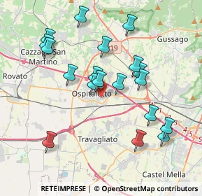 Mappa Via 28 Maggio, 25035 Ospitaletto BS, Italia (3.77211)