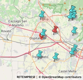 Mappa Via 28 Maggio, 25035 Ospitaletto BS, Italia (5.21538)