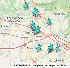 Mappa Via 28 Maggio, 25035 Ospitaletto BS, Italia (3.46923)