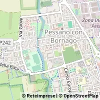 नक्शा Pessano con Bornago