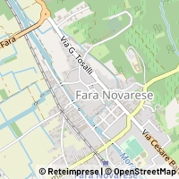 Mapa Fara Novarese