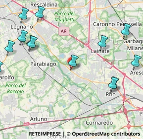 Mappa Strada Statale Superiore Sempione ang. De, 20014 Nerviano MI, Italia (6.17375)