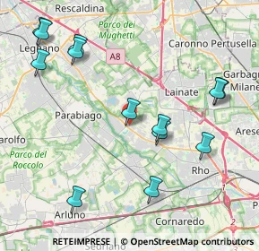 Mappa Strada Statale Superiore Sempione ang. De, 20014 Nerviano MI, Italia (4.70385)