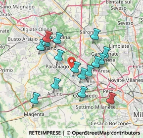 Mappa Strada Statale Superiore Sempione ang. De, 20014 Nerviano MI, Italia (6.44688)