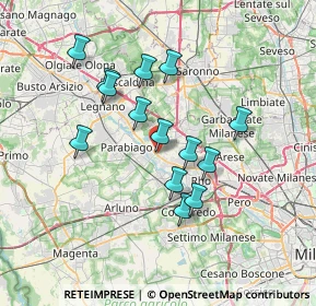 Mappa Strada Statale Superiore Sempione ang. De, 20014 Nerviano MI, Italia (6.16643)