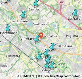Mappa Strada Statale Superiore Sempione ang. De, 20014 Nerviano MI, Italia (2.82846)
