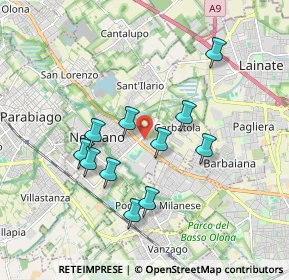 Mappa Strada Statale Superiore Sempione ang. De, 20014 Nerviano MI, Italia (1.63182)