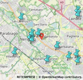 Mappa Via Gaetano Donizetti, 20014 Nerviano MI, Italia (2.45846)