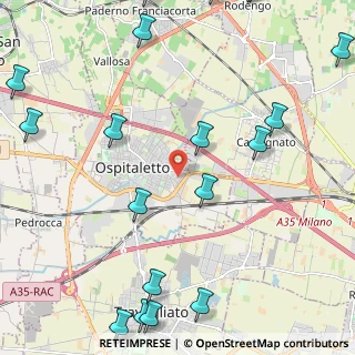 Mappa Via Primo Maggio, 25035 Ospitaletto BS, Italia (3.305)