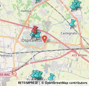 Mappa Via Primo Maggio, 25035 Ospitaletto BS, Italia (2.74125)