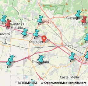 Mappa Via Primo Maggio, 25035 Ospitaletto BS, Italia (6.662)