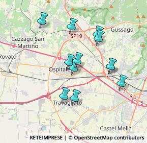 Mappa Via Primo Maggio, 25035 Ospitaletto BS, Italia (3.2)