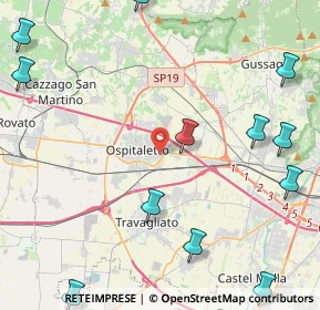 Mappa Via Primo Maggio, 25035 Ospitaletto BS, Italia (6.41923)