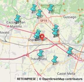 Mappa Via Primo Maggio, 25035 Ospitaletto BS, Italia (3.63333)