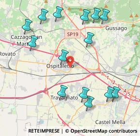 Mappa Via Primo Maggio, 25035 Ospitaletto BS, Italia (4.785)