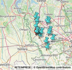 Mappa Via Mantegna, 20022 Castano Primo MI, Italia (8.40333)