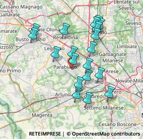 Mappa Via Salvo D'Acquisto, 20014 Nerviano MI, Italia (6.76105)