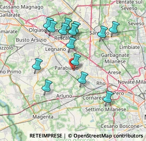 Mappa Via Salvo D'Acquisto, 20014 Nerviano MI, Italia (7.21214)