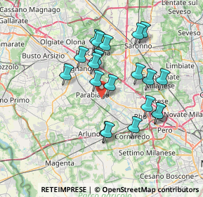 Mappa Via Salvo D'Acquisto, 20014 Nerviano MI, Italia (6.526)