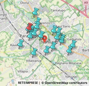 Mappa Via Salvo D'Acquisto, 20014 Nerviano MI, Italia (1.483)