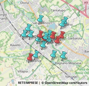 Mappa Via Salvo D'Acquisto, 20014 Nerviano MI, Italia (1.2375)