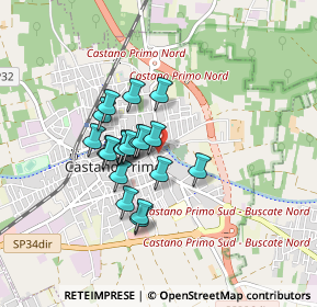 Mappa Piazza Garibaldi, 20022 Castano Primo MI, Italia (0.6185)