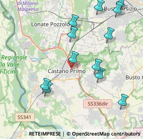 Mappa Via Legnano, 20022 Castano Primo MI, Italia (4.555)