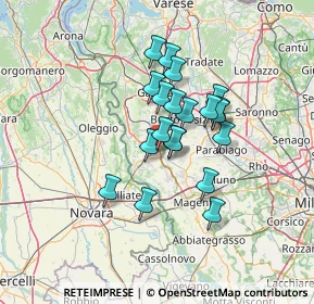 Mappa Via XX Settembre, 20022 Castano Primo MI, Italia (10.039)