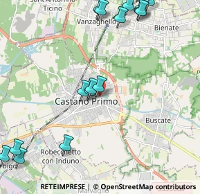 Mappa Via Legnano, 20022 Castano Primo MI, Italia (2.77412)