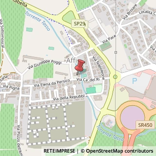 Mappa Via Elena da Persico, 18, 37010 Affi, Verona (Veneto)