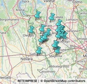 Mappa Via IV Novembre, 20022 Castano Primo MI, Italia (9.833)