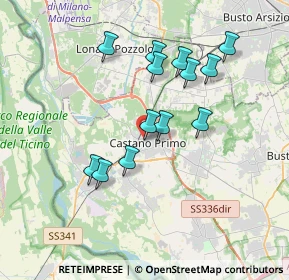 Mappa Via IV Novembre, 20022 Castano Primo MI, Italia (3.24692)