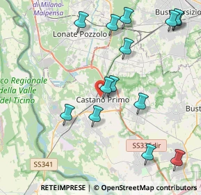 Mappa Via IV Novembre, 20022 Castano Primo MI, Italia (4.67571)