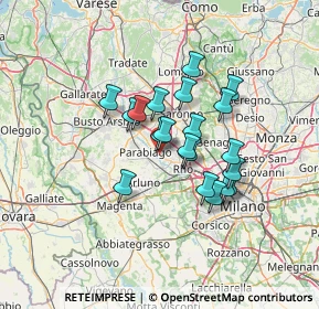 Mappa Via Antonio Canova, 20014 Nerviano MI, Italia (10.1795)