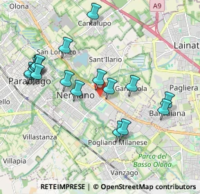 Mappa Via Antonio Canova, 20014 Nerviano MI, Italia (2.04667)