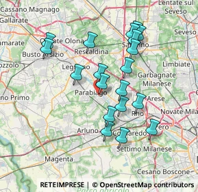 Mappa Via Fratelli di Dio, 20014 Nerviano MI, Italia (6.77789)