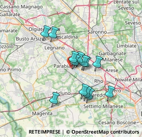 Mappa Via Fratelli di Dio, 20014 Nerviano MI, Italia (5.53692)