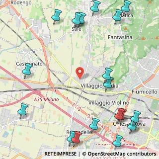 Mappa Via Ponte Gandovere, 25064 Gussago BS, Italia (3.255)