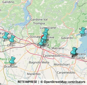 Mappa Via Gian Battista Cipani, 25128 Brescia BS, Italia (16.97818)